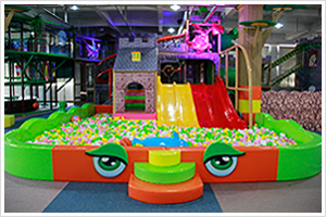 广州爱飞游乐设备有限公司淘气堡大型展厅